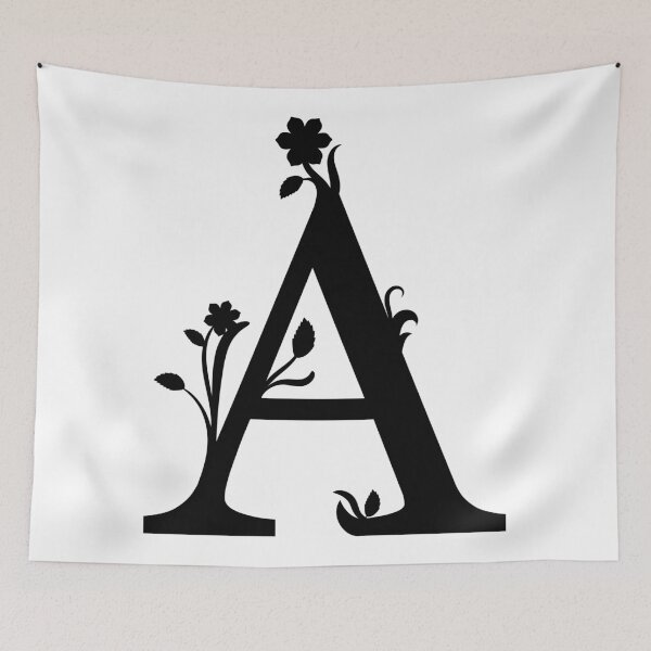Item preview, Floral Monogram of Letter A  designed and sold by yoshra.
