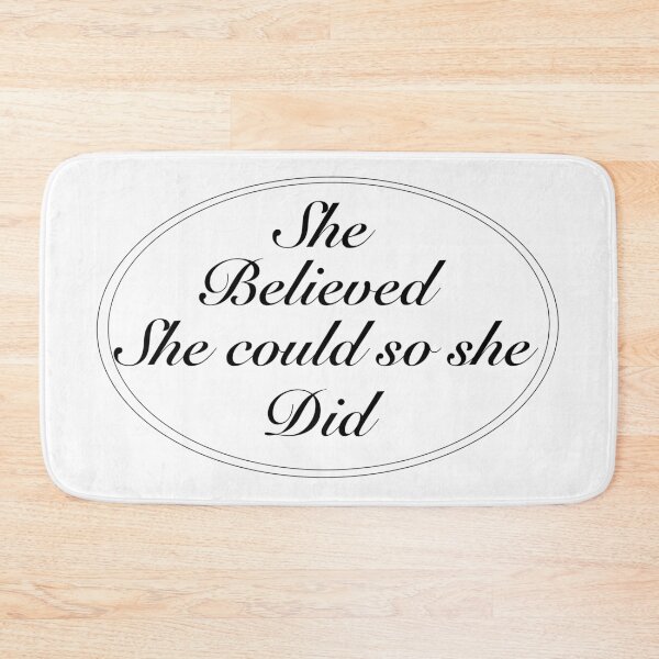 Item preview, She believed She could so She did designed and sold by coloryourwings.