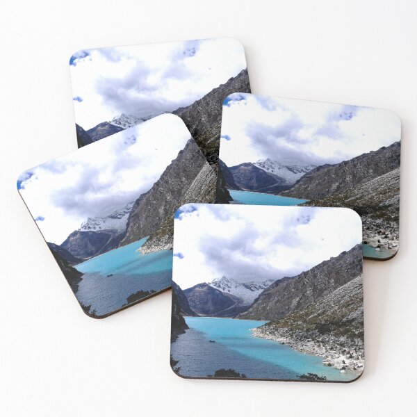 Item preview, Beautiful turquoise blue Glacial lake. designed and sold by stevepaint.