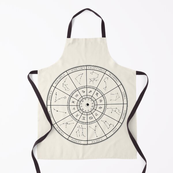 Item preview, Zodiac Signs Wheel Constellations Symbols with Earth Symbols designed and sold by dk-design85.