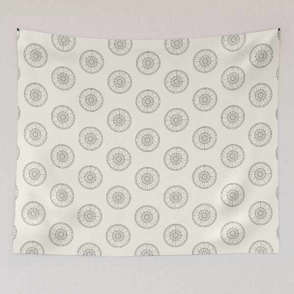 Item preview, Zodiac Signs Wheel Constellations Symbols with Earth Symbols designed and sold by dk-design85.