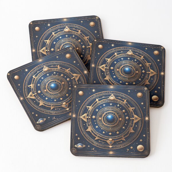 Item preview, Celestial Mandala with Stars, Moons, and Planets designed and sold by SpiritualManda.