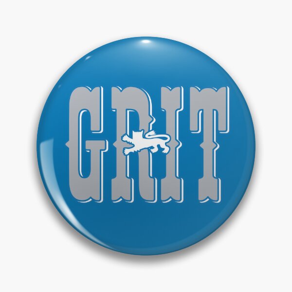 Item preview, GRIT: Vintage Detroit Football Graphic (Alternate) designed and sold by damgoodgame.