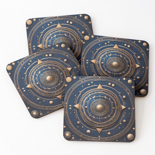 Item preview, Astronomical Celestial Mandala designed and sold by SpiritualManda.