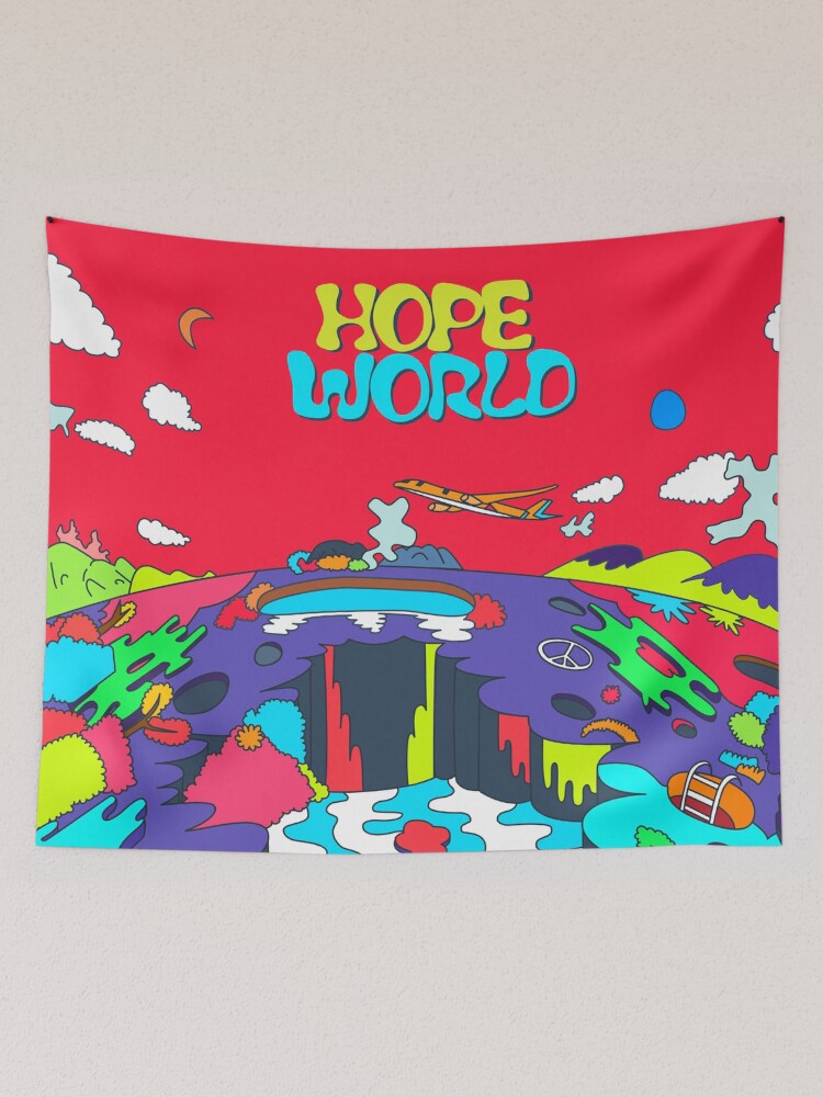 Hope world wall tapestry sale