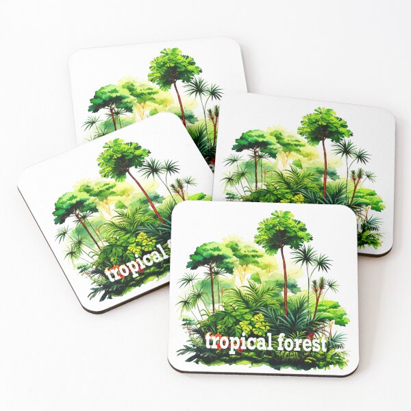 Item preview, Tropical forest, watercolor effect artwork designed and sold by silent-violin.