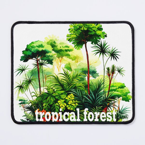 Item preview, Tropical forest, watercolor effect artwork designed and sold by silent-violin.