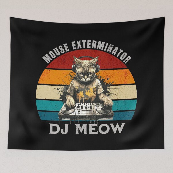 Item preview, DJ Meow - Mouse Exterminator designed and sold by antarte99.