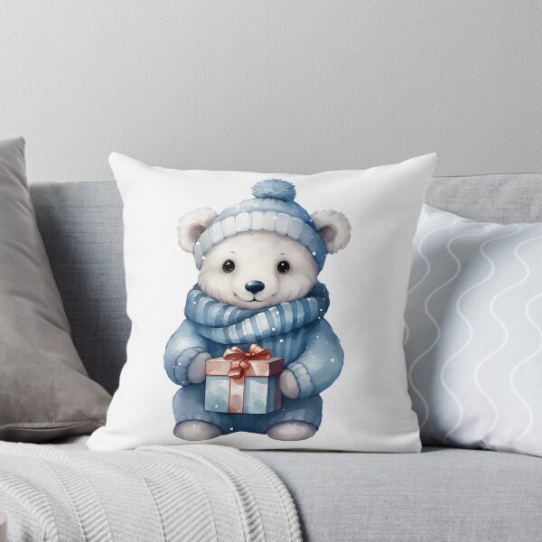 Item preview, Polar Bear Santa Xmas, Watercolor, Teddy Chrismas - 06 designed and sold by ANNetz-PK.