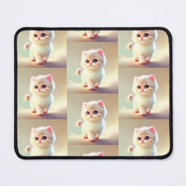 Item preview, No.63 3D Cute Cat seamless digital paper designed and sold by WGENESISDESIGN.