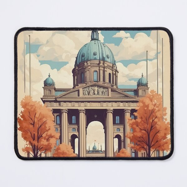 Item preview, Berlin Vintage Poster: A Glimpse into the Past designed and sold by Ceemko's Vintage Corner.