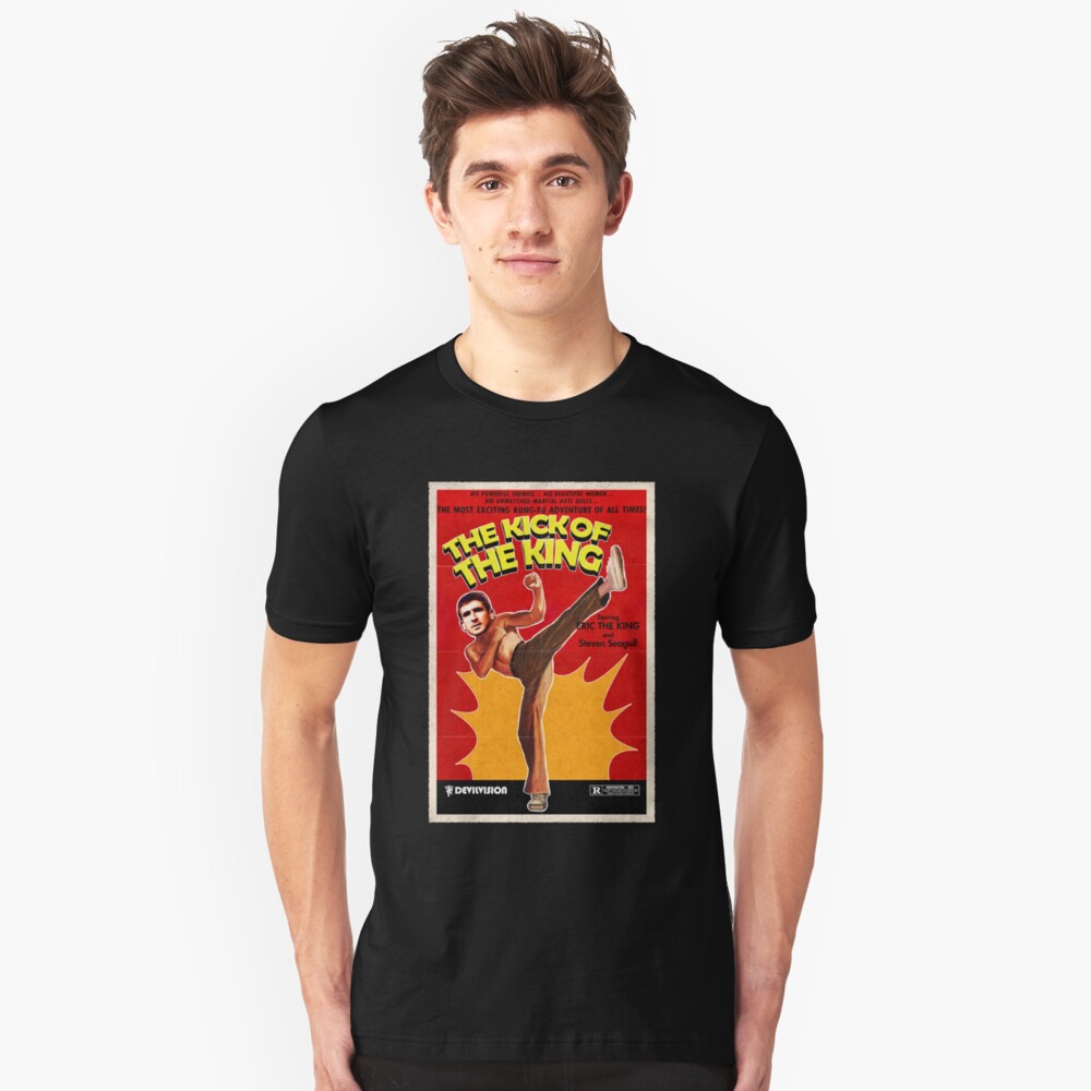 The Kick of the King (Eric Cantona) Slim Fit T-Shirt