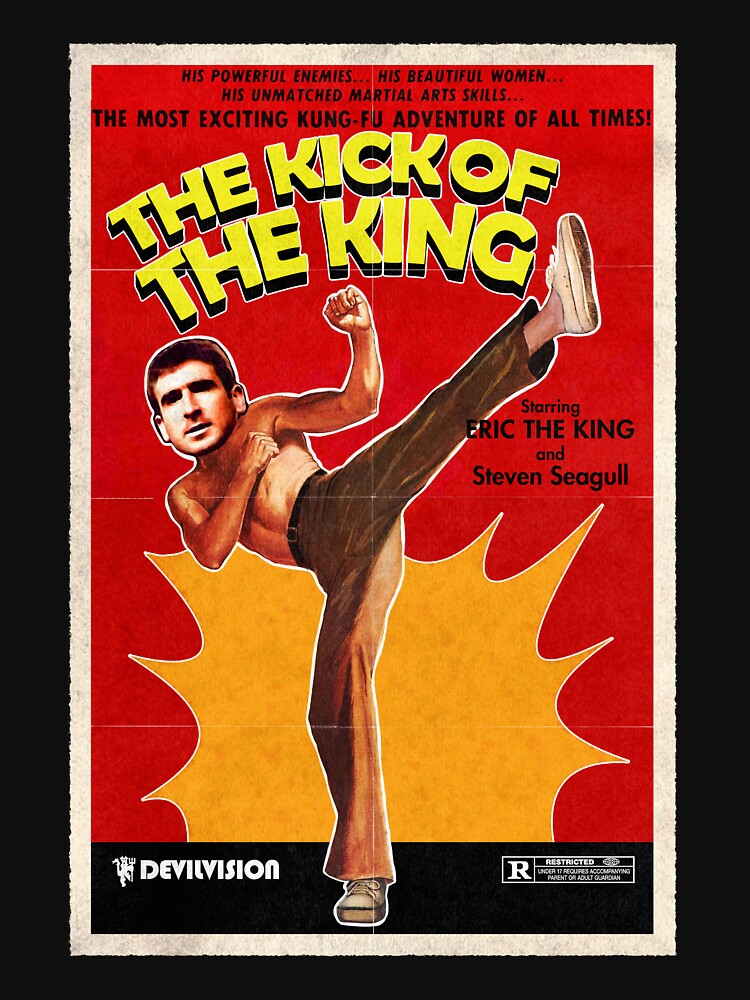 The Kick of the King (Eric Cantona) by mizzlecat
