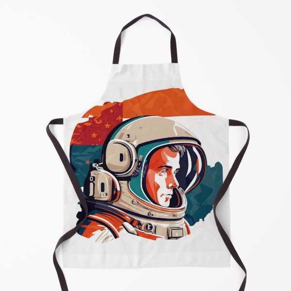 Item preview, Russian Astronaut Propaganda Art designed and sold by mittie101.