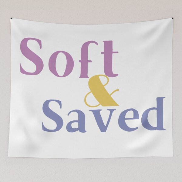 Item preview, Soft and Saved Christian Statement designed and sold by KeleCo.