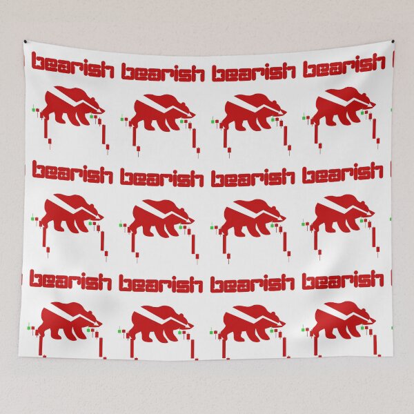 Item preview, Bearish-White Background  designed and sold by Trendi61.