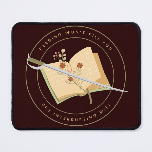Item preview, Reading Won't Kill You But Interrupting Will designed and sold by Marissa Brown.
