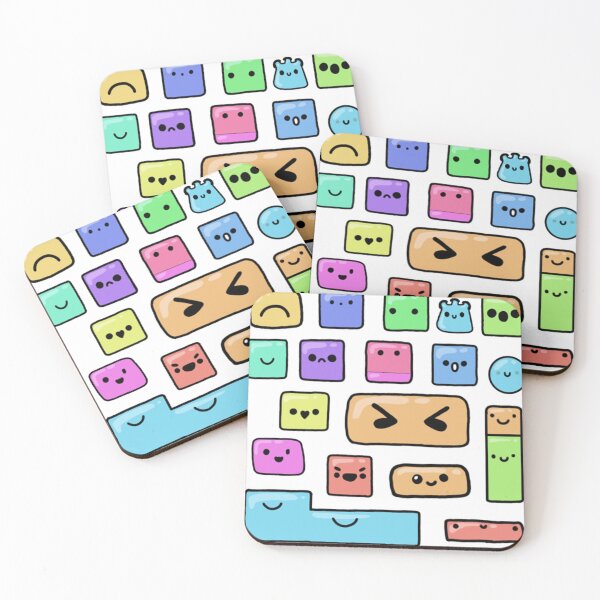 Item preview, Cute Squares and Shapes Bright Colours designed and sold by Strayyleafy.