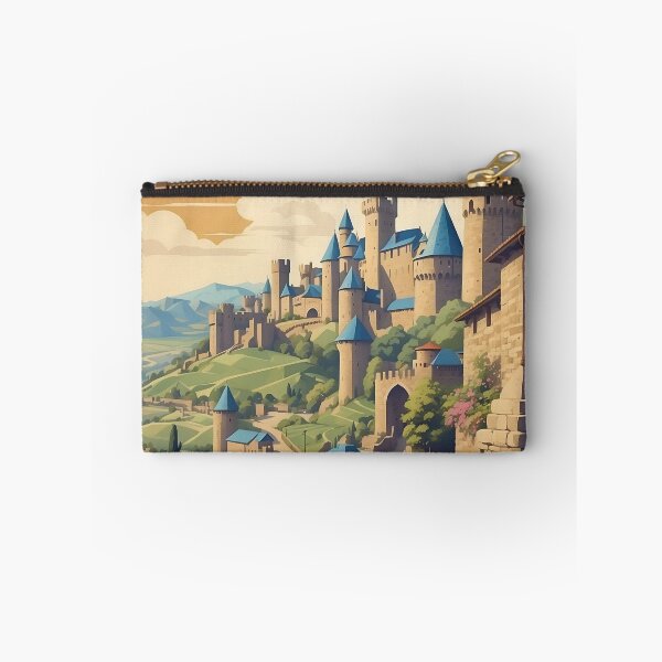 Item preview, Carcassonne's Timeless Beauty: Vintage Poster designed and sold by Ceemko's Vintage Corner.