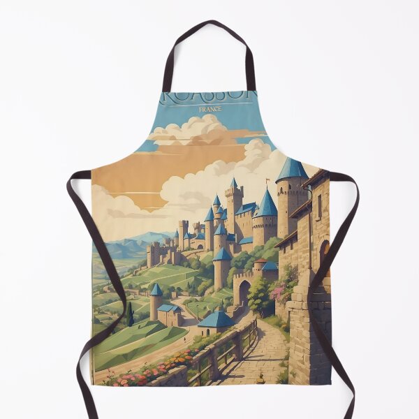 Item preview, Carcassonne's Timeless Beauty: Vintage Poster designed and sold by Ceemko's Vintage Corner.