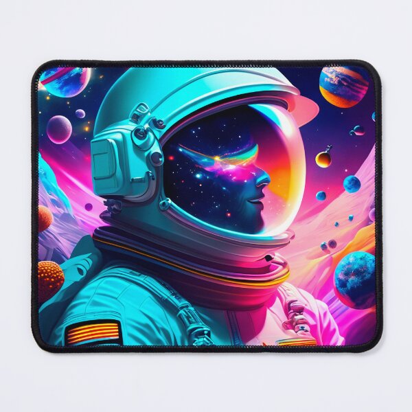 Item preview, Colorful Astral Journey: Explore the Universe with this Vibrant Astronaut designed and sold by frikinasty.