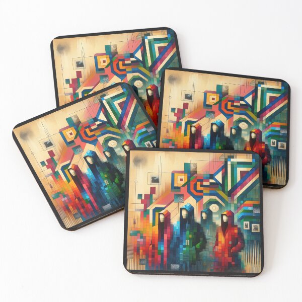 Item preview,  Mystical Color, Hooded Figure, Urban Art designed and sold by LIAMRIVIERART.