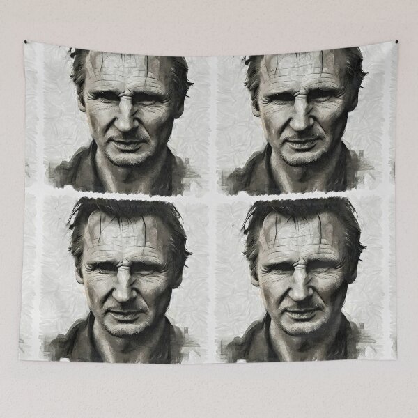 Item preview, sketch of Liam Neeson designed and sold by bogfl.