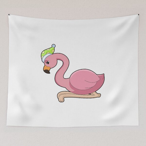 Item preview, Flamingo Sleeping Nightcap designed and sold by Snabdesign84.