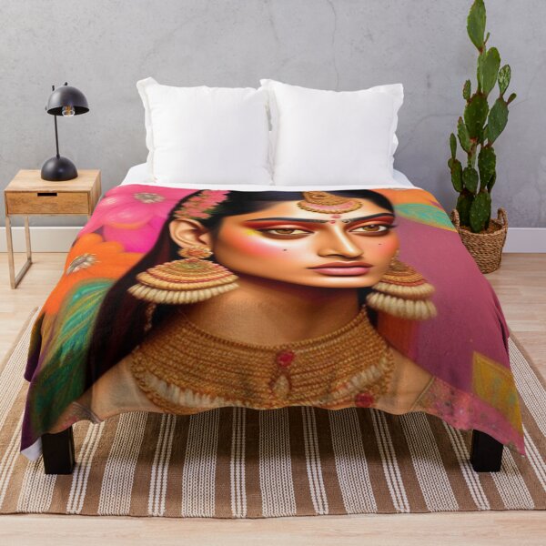Item preview, Elegant desi art print designed and sold by Roxburylane.