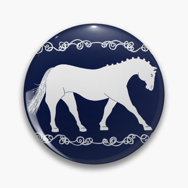 Item preview, Dressage Horse in white designed and sold by Catherine Harrison.