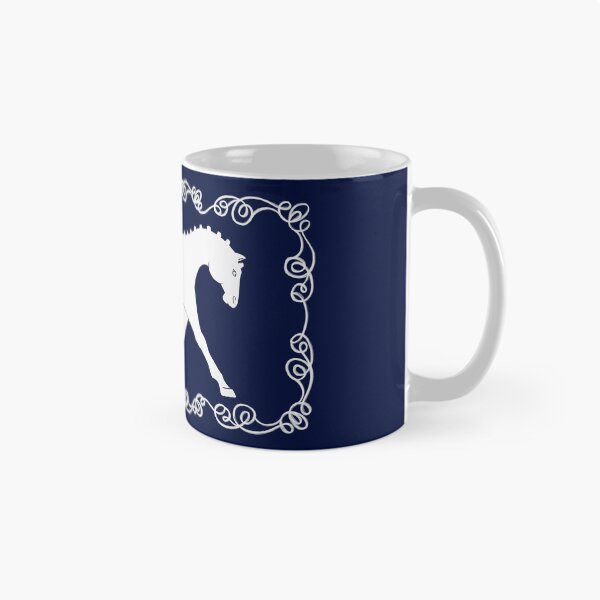 Item preview, Dressage Horse in white designed and sold by Catherine Harrison.