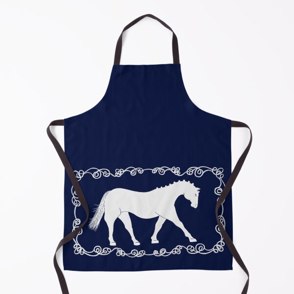 Item preview, Dressage Horse in white designed and sold by Catherine Harrison.