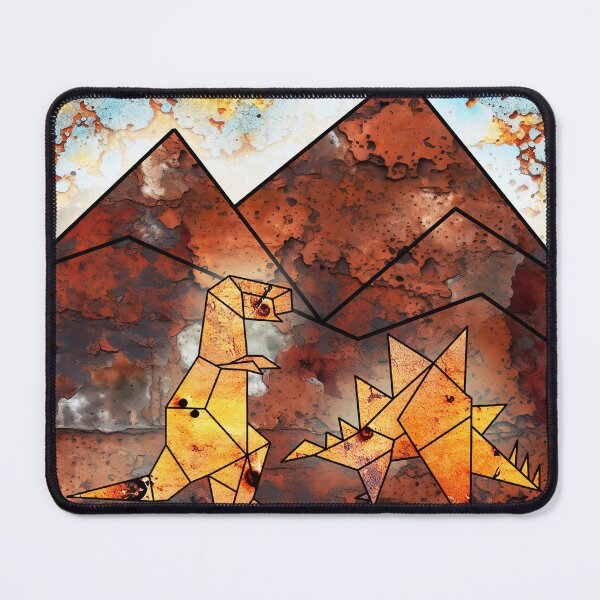 Item preview, Rusty Dinosaurs in Origami Land designed and sold by gracefullizard.