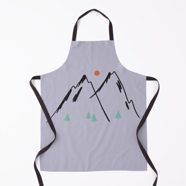 Item preview, Mountains and trees designed and sold by didemozberkartprints.