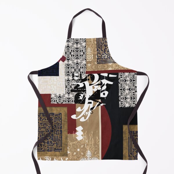 Item preview, patchwork pattern ethnic arabic calligraphy designed and sold by alimsahinoglu.