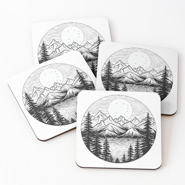 Item preview, minimal mountains designed and sold by katelynstum.