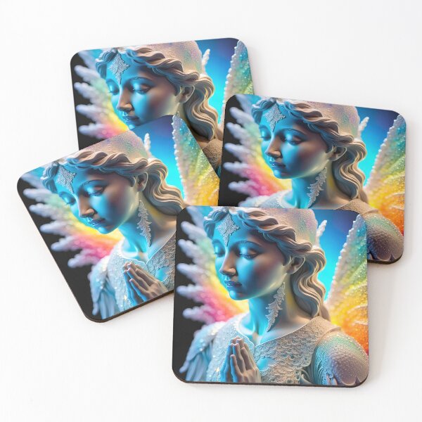 Item preview, Rainbow-coloured Angel Praying. designed and sold by Zen-Hues.