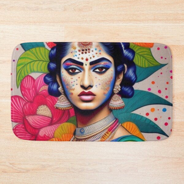 Item preview, Indian beauty fashion print  designed and sold by Roxburylane.