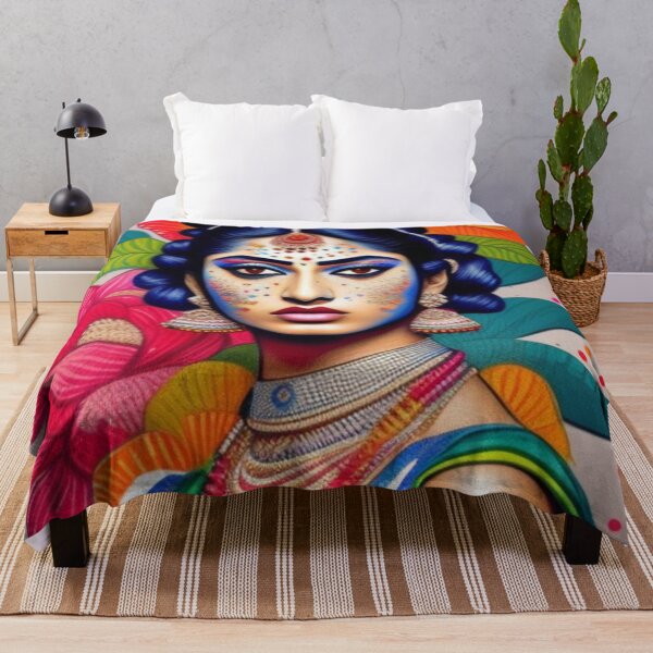 Item preview, Indian beauty fashion print designed and sold by Roxburylane.