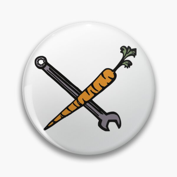 Item preview, crossed carrot and wrench designed and sold by pika-apparel.
