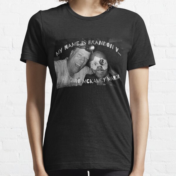 Brandon V. Black and white Essential T-Shirt