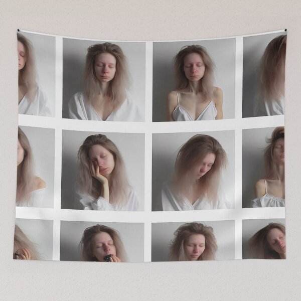 Item preview, Sleepy girl: It's hard to wake up in the morning designed and sold by marccelusshop.