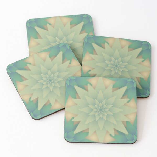 Item preview, Green Flower Pattern designed and sold by WarmlyArts.