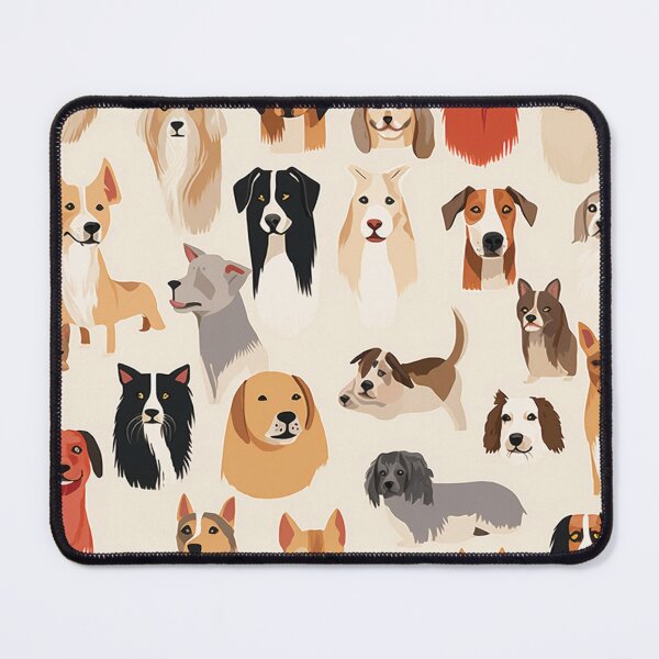 Item preview, Multi Dog Print Cute Print designed and sold by poshprintlab.