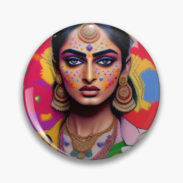 Item preview, Colorful Indian fashion print  designed and sold by Roxburylane.