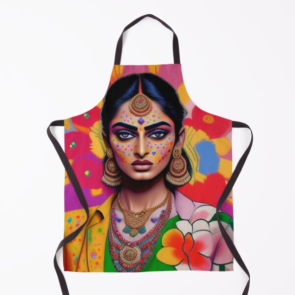 Item preview, Colorful Indian fashion print designed and sold by Roxburylane.