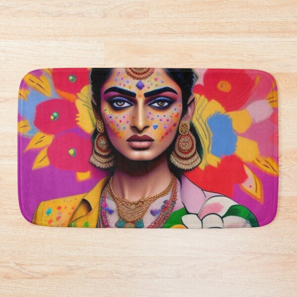 Item preview, Colorful Indian fashion print  designed and sold by Roxburylane.