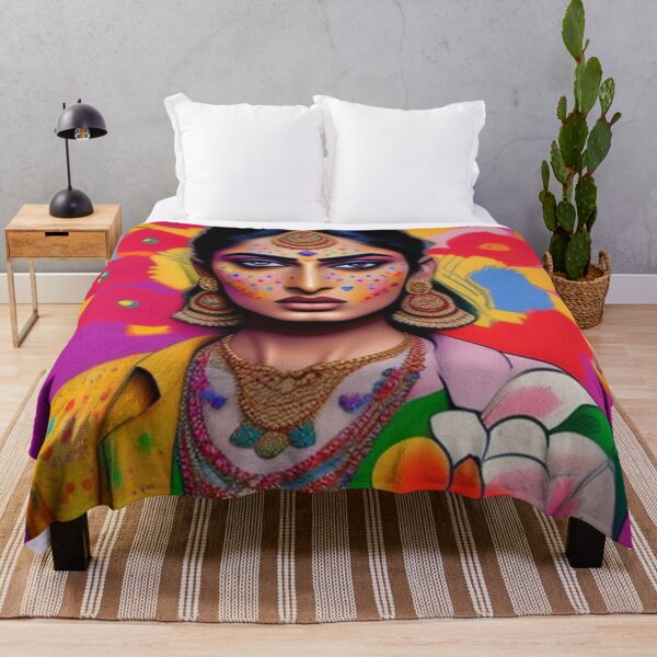 Item preview, Colorful Indian fashion print  designed and sold by Roxburylane.