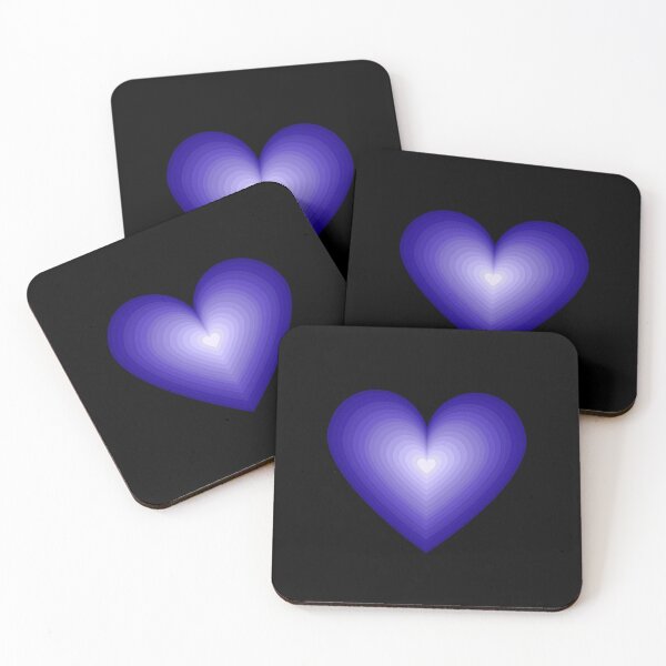 Item preview, heart blue infinity in black designed and sold by designmari.