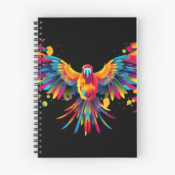 Item preview, rainbow flying bird parrot  designed and sold by TankandDPS.
